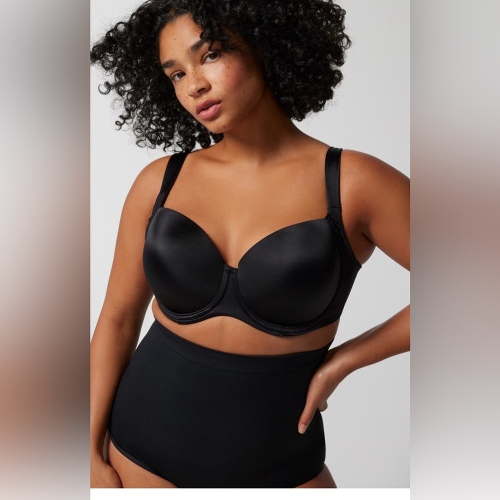 Soma stunning support smooth full coverage underwire black bra